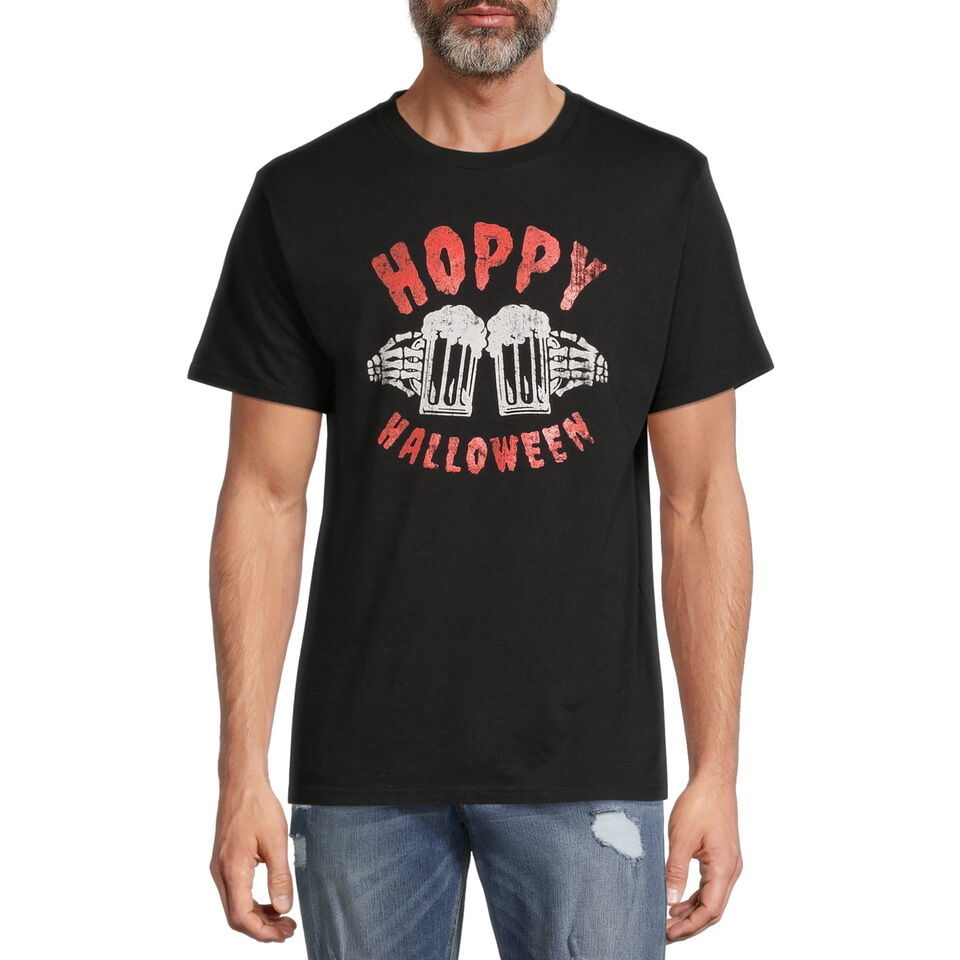 Way to Celebrate Men Hoppy Halloween Graphic Tee Size 2X Large (50-52)  Black Item image 2
