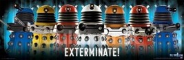 Doctor Who Dalek Army Exterminate! 11 3/4 x 36 Horizontal Poster NEW ROLLED - £9.15 GBP