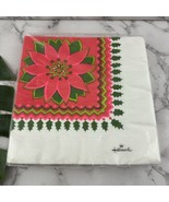 Hallmark Vintage Christmas Holiday Print Dinner Napkins Paper Party Poin... - $27.06 CAD