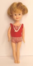 Penny Brite Vintage 1963 Deluxe Reading Doll A-9 B143 w/red stripesuit  8&quot; tall - £10.27 GBP