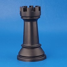 1981 Whitman Chess Rook Black Hollow Plastic Replacement Game Piece 4833-22 - £2.95 GBP