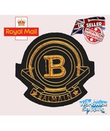 Bullion Patch Gold Embroidered with Red Blazer Coat, Jacket And Uniforms. - $18.94