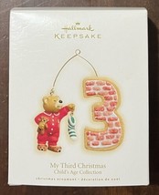 Hallmark Keepsake Ornament 2009 My Third Christmas Child&#39;s Age Collectio... - £10.54 GBP