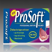 4 APPLICATIONS!  ProSoft Denture Reliner Kit.  Durable Liner for Loose D... - £21.07 GBP