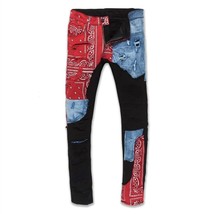 Jordan Craig men&#39;s ross represent denim jeans in Crimson - £55.96 GBP