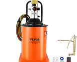 VEVOR Grease Pump 5 Gal 50:1 13 ft Hose Gun Pneumatic Wheels Portable 20L - $119.99