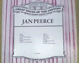 Great Voices Of The Century [Vinyl] Jan Peerce - £23.88 GBP