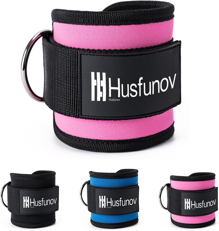 Ankle Strap for Cable Machine, Adjustable Cable Kick Back Ankle Strap with Neopr Item image 11