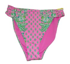 Lily Pulitzer Bikini Bottom Clancy High Rise Shirred Sided Swimwear sz 1... - $34.61