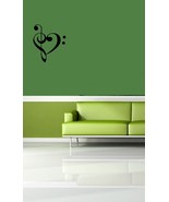 Music Note Heart Vinyl Decal Wall Sticker Laptop Car Window - €4,19 EUR+