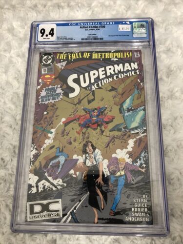 Primary image for Action Comics Superman #700 CGC Graded 9.4 DC June 1994 White Pages Ross & Lang