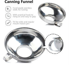 1-Piece Stainless Steel Canning Funnel Set for Mason Jars – Wide Mouth F... - €12,76 EUR