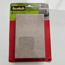 3M Scotch Felt Pads 4 Count - Beige - Size: 1.162 X 6.125 X 9 - £7.12 GBP