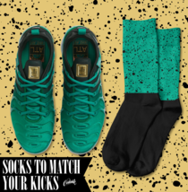 SPECKS Socks for N Air Vapor Max Plus Atlanta Emerald Mystic Green T Shirt - £16.53 GBP