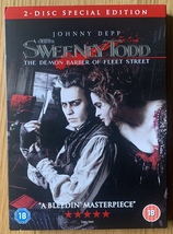 Sweeney Todd The Demon Barber of Fleet Street Special Edition 2 DVD Johnny Depp - £19.53 GBP