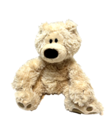 Gund Philbin Plush Tan Teddy Bear Floppy Stuffed Animal Paw Prints 12 Inch - £12.20 GBP