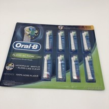Oral-B Floss Action Replacement Brush Heads Pack of 8 NEW SEALED - £22.94 GBP
