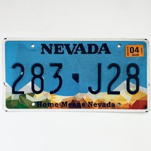 2021 United States Nevada Home Means Nevada Passenger License Plate 283 J28 - £13.25 GBP