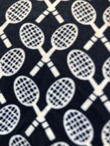 NWT San Soleil Rally Navy Blue White Long Sleeve Mock Tennis Shirt - M UPF 50 image 3
