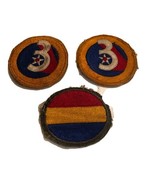 ORIGINAL WWII AAF THIRD AIR FORCE PATCH Set Of 2 &amp; School Command Lot Of 3 - $5.78
