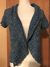 Vintage Ruby Rd. Petite small open weave cardigan Short sleeve - $33.19 CAD