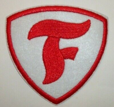 Firestone Tires~Embroidered Patch~Auto Racing~3 1/8" x 3"~Iron or Sew on - $4.66