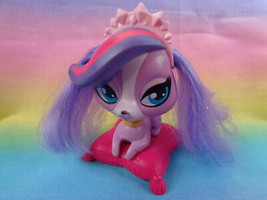 McDonald&#39;s 2012 Littlest Pet Shop Zoe Trent Purple Pink Princess Cushion - as is - £1.21 GBP