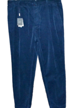 Massimo Dutti  Corduroy Navy Men&#39;s Cotton Pants Size US 34 - £50.34 GBP