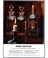 1950s Lord Calvert American Blended Whiskey PRINT AD &quot;Noble Nightcap&quot; BX1 - €5,73 EUR