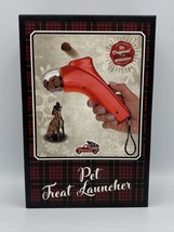 Pet Treat Launcher New In The Box, RED....The Original Fun Workshop Sams... - $13.98