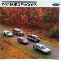1987 Ford WAGONS brochure catalog US 87 ESCORT AEROSTAR TAURUS COUNTRY S... - $8.00