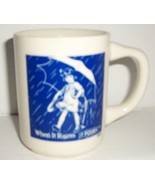 (1) 1921 &quot;When It Pours It Rains&quot; Morton Salts Classic Umbrella Girl Cof... - $27.14