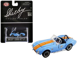 Shelby Cobra 427 S/C #45 Light Blue with Orange Stripes &quot;Shelby Collecti... - $778.80 MXN