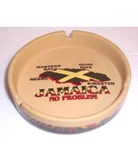 (1) JAMAICA NATIONAL FLAG &quot;NO PROBLEM&quot; SOUVENIR ASHTRAY - $22.85