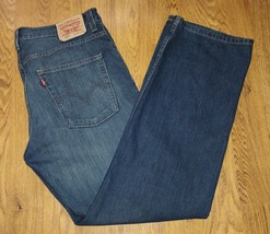 Levi&#39;s 569 34 x 34 Blue Jeans Loose Straight EUC - £27.57 GBP