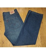 Levi&#39;s 569 34 x 34 Blue Jeans Loose Straight EUC - £27.37 GBP