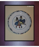 RORSTRAND - SWEDEN Porcelain 7 1/2 " Collector PLATE - Swedish National Costumes - $25.00