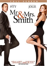 Mr. &amp; Mrs. Smith...Starring: Brad Pitt, Angelina Jolie, Adam Brody (used DVD) - £11.01 GBP