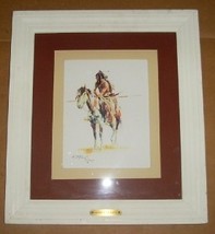 1903 Charles M. Russell Warrior Of The Ravens Art Print - £302.56 GBP