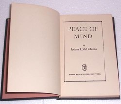 1946 &quot;Peace of Mind&quot; Joshua Loth Liebman 0671560107 - £42.39 GBP