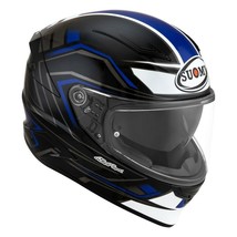 SUOMY Speedstar Glow Blue Motorcycle Street Helmet (XS-2XL) - $289.89