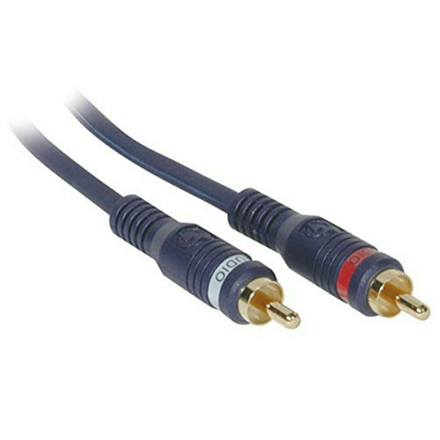 C2G 13034 Velocity RCA Stereo Audio Cable, Blue (12 Ft, 3.65 Meters) - $10.84