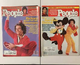 Vintage People Magazines Lot of 2 Richard Simmons Mickey Mouse 1981-1982 ^ - £18.15 GBP