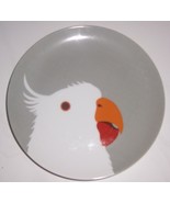 1977 FITZ &amp; FLOYD &quot;COCKATOO&quot; Collectible Porcelain Display Side Plate - $391.80 MXN