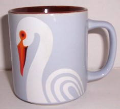 1957 FITZ & FLOYD "SWAN" Exotic Bird Collection Porcelain Mug - £28.53 GBP