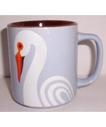 1957 FITZ &amp; FLOYD &quot;SWAN&quot; Exotic Bird Collection Porcelain Mug - $677.40 MXN
