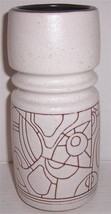1960&#39;s LAPID Israel Retro Designed Solid Ceramic Vase- Signed D - £149.68 GBP
