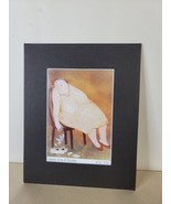 Erika Oller Print Matted 9 x 12 Happily Dying of Chocolate - £12.51 GBP