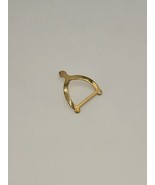 Vintage Goldtone Small Wishbone Belt Buckle - $21.96
