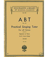 Home Treasure Music Book Schirmer Practical Sing Tutor Instruct Voice So... - $26.05 CAD